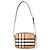 Burberry Borsa a Tracolla Haymarket Check Marrone Nero Bianco Rosso Beige - vista 13