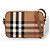 Burberry Borsa a Tracolla Haymarket Check Marrone Nero Bianco Rosso Beige - vista 19