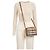 Burberry Borsa a Tracolla Haymarket Check Marrone Nero Bianco Rosso Beige - vista 3