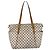 Louis Vuitton Totally MM Tote Bag aus beige Damier Azur Canvas - Ansicht 2