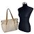 Louis Vuitton Totally MM Tote Bag aus beige Damier Azur Canvas - Ansicht 3