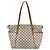 Louis Vuitton Totally MM Tote Bag aus beige Damier Azur Canvas - Ansicht 4
