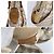 Louis Vuitton Totally MM Tote Bag aus beige Damier Azur Canvas - Ansicht 6