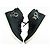 Louis Vuitton "Love" Stellar Sneakers Alte Nero - vista 3