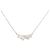 Autre Marque Collana in K10YG, zirconia cubica e perle d'acqua dolce D'oro