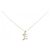 Autre Marque Collana in oro giallo K10 con smeraldo e diamante D'oro