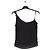 Autre Marque Top taglio dritto nero SUSAMUSA XS