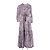 Vestido de lino violeta Zimmermann Púrpura