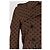 Céline Trench in cotone con stampa logo triomphe Marrone - vista 5
