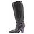 Botas de piel negras Free Lance Talla 39 Negro - vista 2