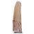 Autre Marque Gonna in camoscio con frange Beige - vista 3