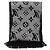 Louis Vuitton Wollschal in Schwarz und Silber - Ansicht 2