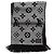 Louis Vuitton Wollschal in Schwarz und Silber - Ansicht 3
