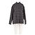 Camisa Marimekko de algodão azul marinho