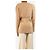 Loro Piana Braunes Top mit tiefem V-Ausschnitt - size UK 4 - Ansicht 2