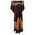 Autre Marque Gonna midi stampata in seta viola - size S Porpora - vista 3