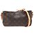 Louis Vuitton Braune vintage 2003 Monogram Trotteur Schultertasche