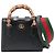 Gucci Borsa 2way Diana in pelle Black Bamboo Nero