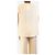 Giorgio Armani Blusa de seda creme com meio zíper - size UK 8 Cru - vista 3