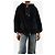 Herno Giacca con cappuccio e zip in eco-pelliccia blu navy - size UK 6