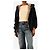 Herno Giacca con cappuccio e zip in eco-pelliccia blu navy - size UK 6 - vista 3