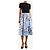 Marni Falda midi floral azul - size UK 8 - vista 2