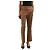 Weekend Max Mara Calças de xadrez ajustadas castanhas - size UK 8 Marrom