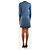 Louis Vuitton Blaues Mini-Strickkleid mit Pailletten - size XS - Ansicht 2