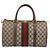 GUCCI GG Supreme Web Sherry Line Hand Bag PVC Beige Gold 40 02 007 - vista 13