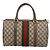 GUCCI GG Supreme Web Sherry Line Hand Bag PVC Beige Gold 40 02 007 - vista 2