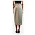 Autre Marque Falda midi de lana gris espiga - size UK 10 - vista 3