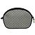 Mini Bolsa de Ombro em Couro Gucci Micro GG Logo Pattern Azul marinho - vista 3