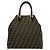 Fendi Anna Vintage Handtasche aus Canvas und Leder mit Zucca FF-Muster Braun - Ansicht 3