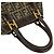 Fendi Anna Vintage Handtasche aus Canvas und Leder mit Zucca FF-Muster Braun - Ansicht 4