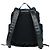 Zaino Gucci GG in pelle e velluto Nero Verde - vista 3