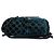 Zaino Gucci GG in pelle e velluto Nero Verde - vista 5