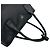 Prada Shopper-Tasche aus Vitello Daino Leder mit Dreiecks-Logo Schwarz - Ansicht 4