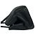 Prada Shopper-Tasche aus Vitello Daino Leder mit Dreiecks-Logo Schwarz - Ansicht 5