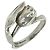 Autre Marque Anello Tiffany Vintage Tulip Argento