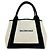 Balenciaga Navy Cabas Handtasche Schwarz Roh