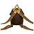 Céline Celine Vintage Macadam Pattern Leather Backpack Brown - view 3