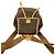 Céline Celine Vintage Macadam Pattern Leather Backpack Brown - view 4