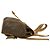 Céline Celine Vintage Macadam Pattern Leather Backpack Brown - view 6