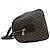 Céline Celine Vintage Macadam Blazon Pattern Leder Handtasche Mini Boston Bag Braun Schwarz - Ansicht 5