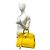 Hermès Borsa Hermes Birkin 35 in pelle Taurillon Clemence gialla Giallo - vista 2