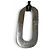 Hermès Collar de cuero HERMES Touareg AG925 Negro Plata - vista 4