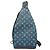 Bolsa Duo Sling Monogram Shadow Louis Vuitton Azul - vista 8