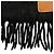 Stola Loewe in misto lana mohair nera Nero - vista 6