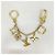 Louis Vuitton Schlüsselanhänger Charm Chain Fleur de Monogram Beige Golden - Ansicht 7