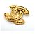 Broche Chanel banhada a ouro Dourado - vista 2